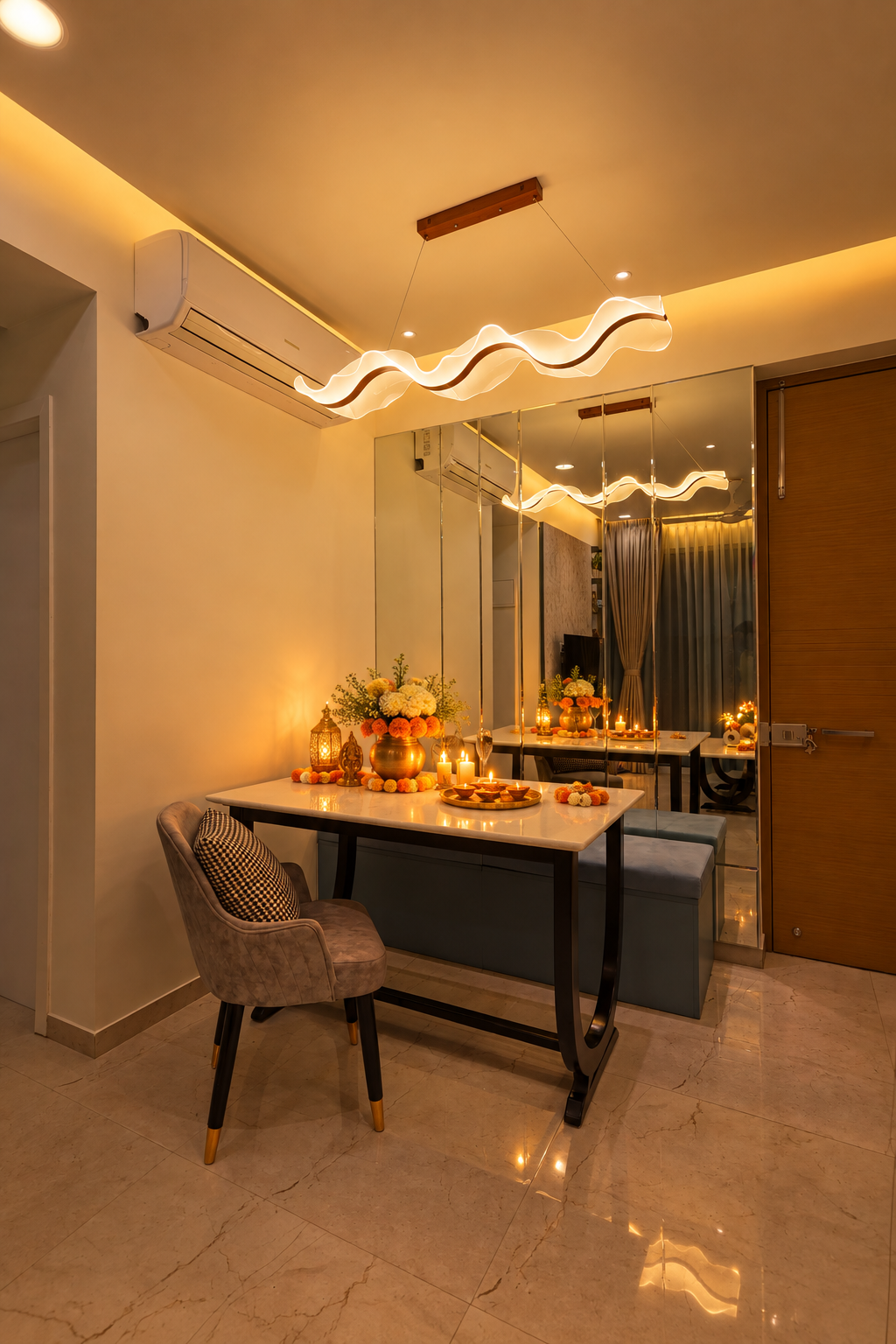 5. Style a console or centre-table vignette