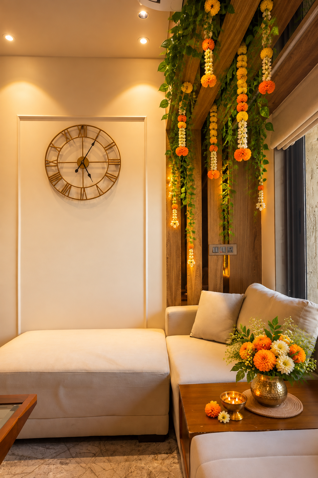 3. Bring in fresh flowers and greenery