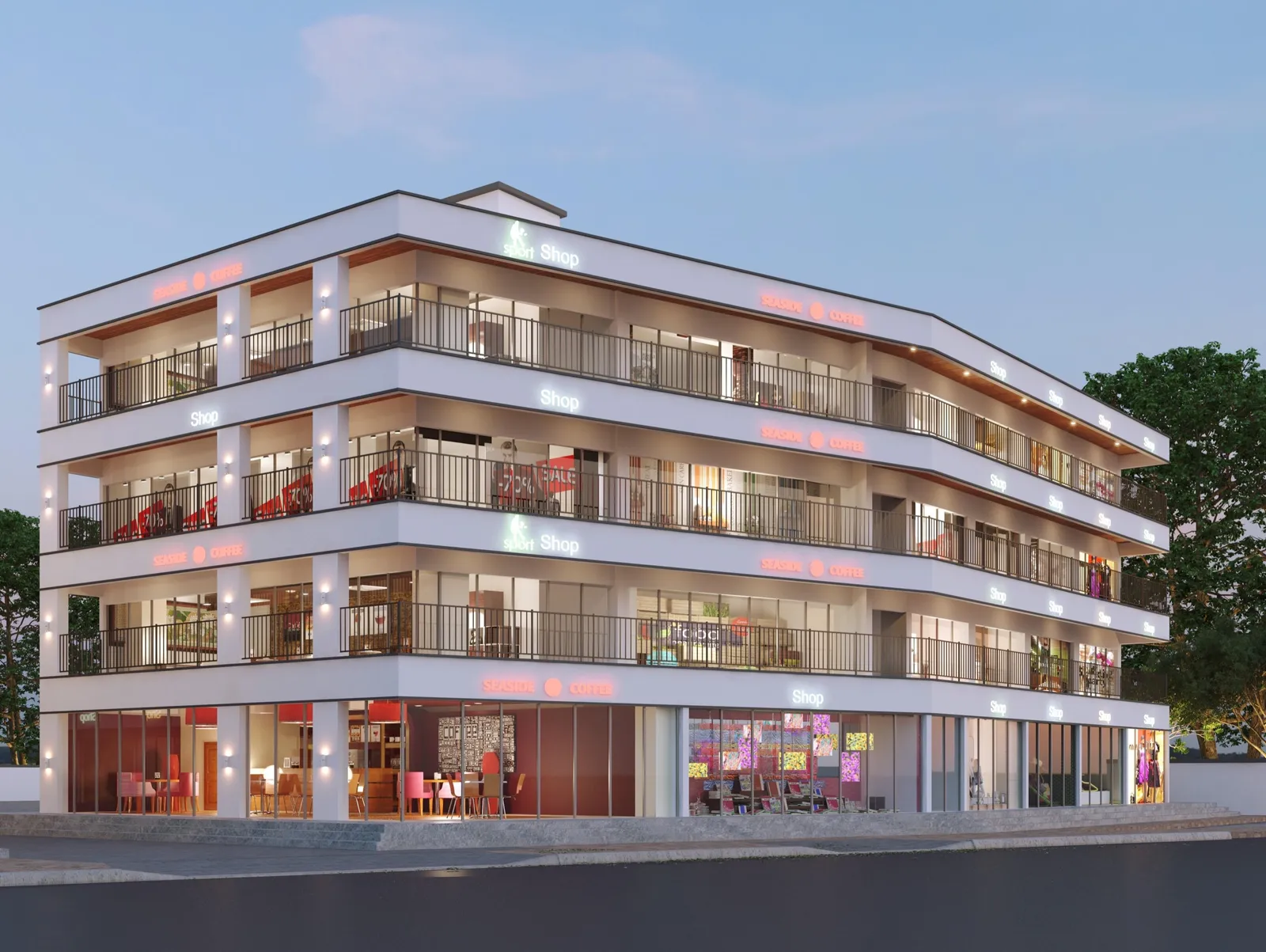 Sangale Complex II, Commercial Building
